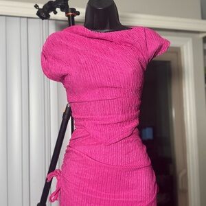 Hot Pink Textured 2-Piece Maxi Set | Size XL 💖